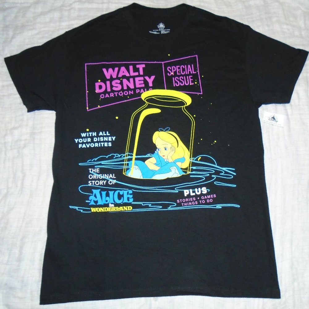 Disney Parks Walt Disney Cartoon Pals Alice in Wonderland Shirt Special Issue